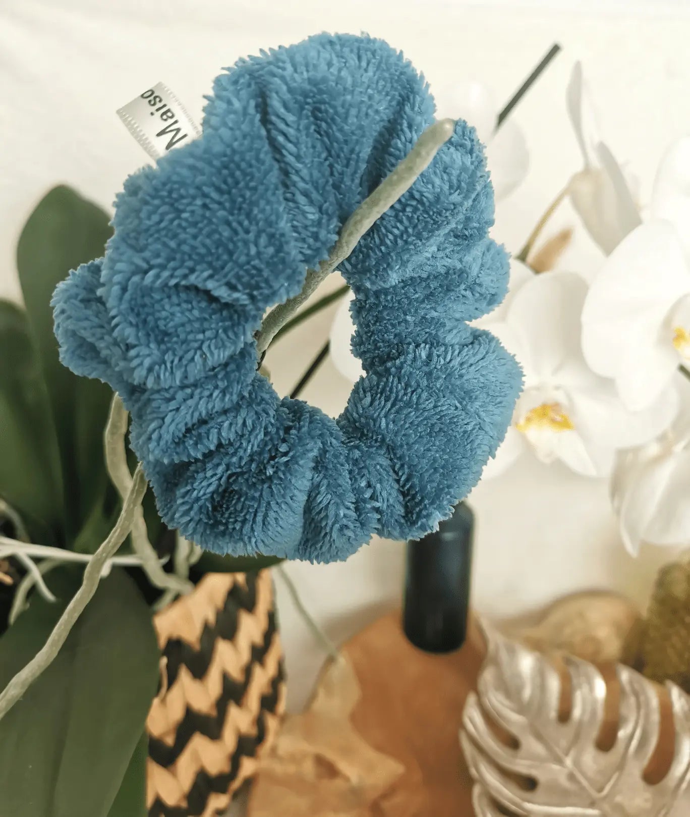 Chouchou Cheveux Eponge Bleu - IRIS