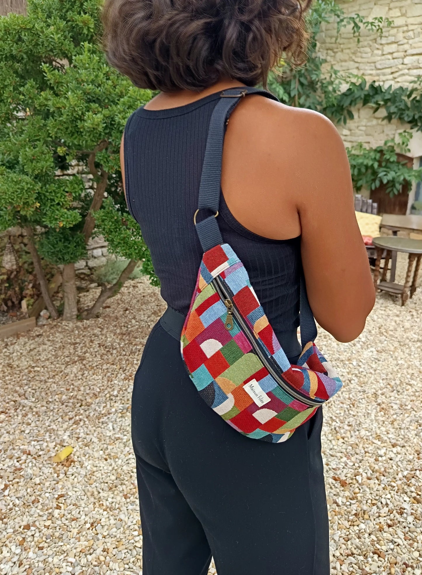 Sac Banane Jacquard Multicolore - GAILLARDE