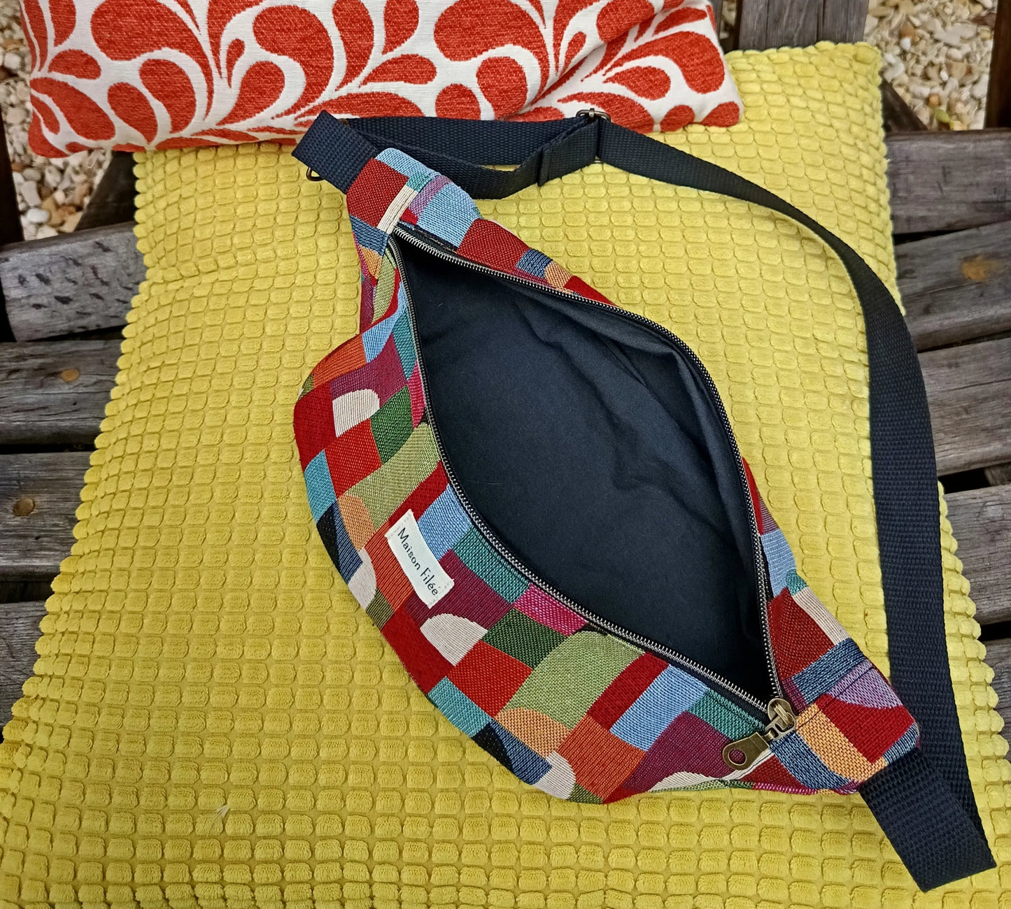Sac Banane Jacquard Multicolore - GAILLARDE