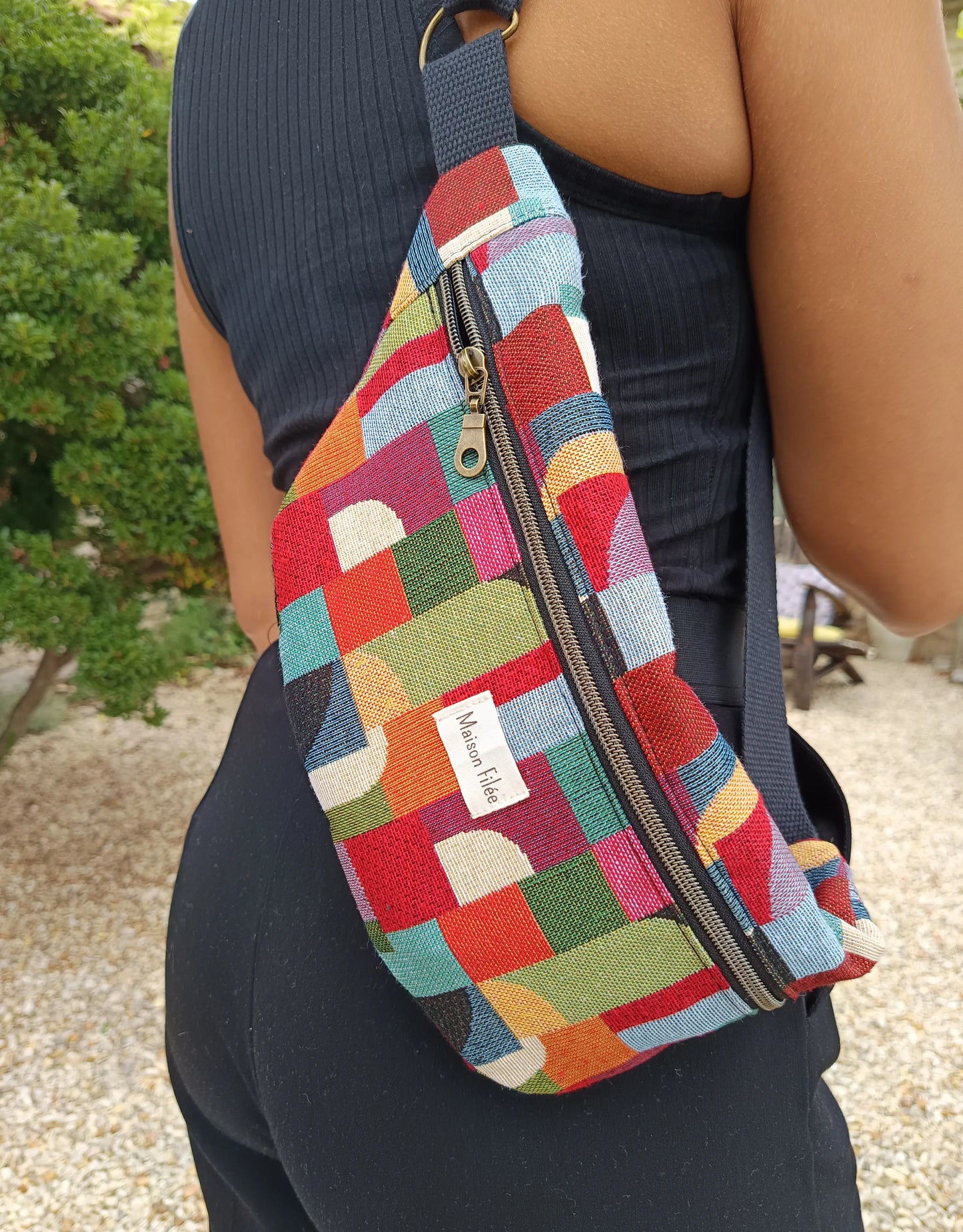 Sac Banane Jacquard Multicolore - GAILLARDE
